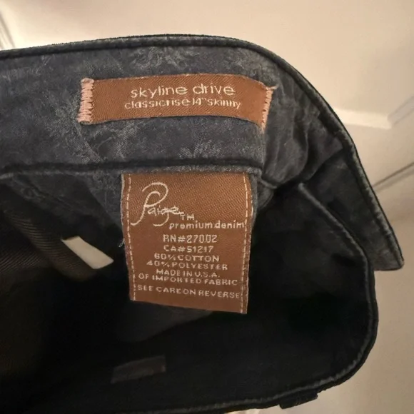 PAIGE Skyline Drive Classic Skinny Jeans - Picture 3 of 3